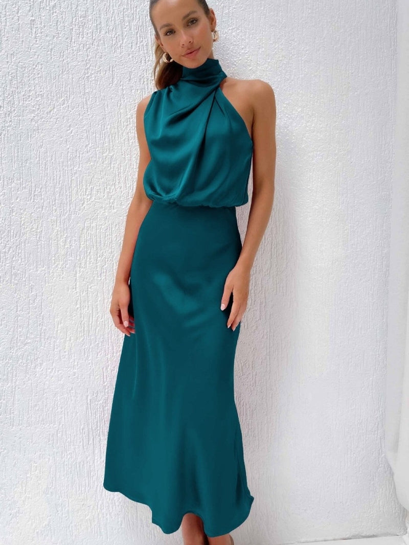 Grace™ | Elegáns Selyem Ruha 