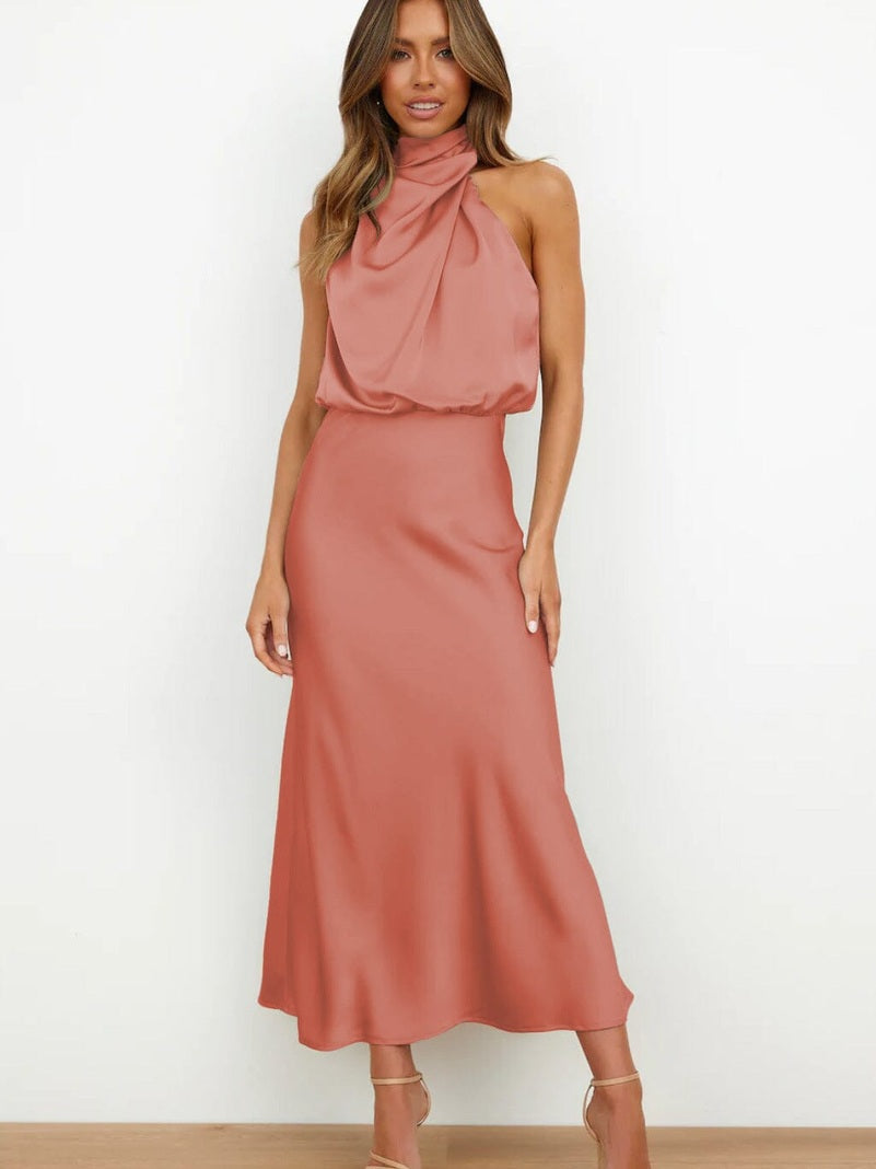 Grace™ | Elegáns Selyem Ruha 
