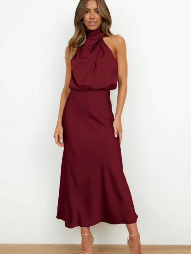 Grace™ | Elegáns Selyem Ruha 