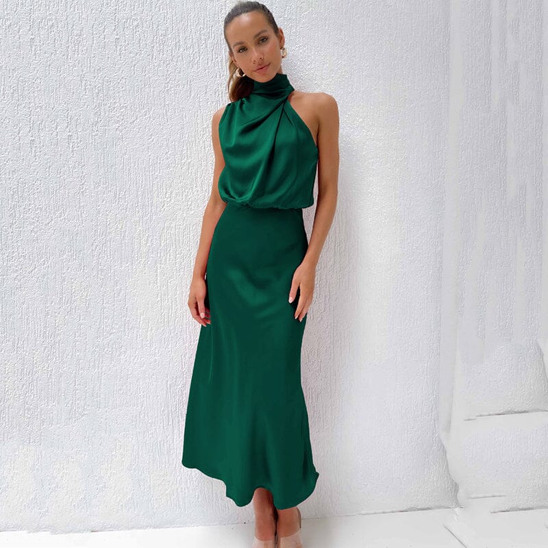 Grace™ | Elegáns Selyem Ruha 
