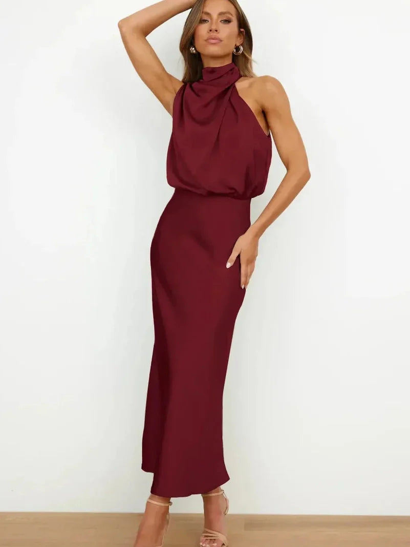 Grace™ | Elegáns Selyem Ruha 