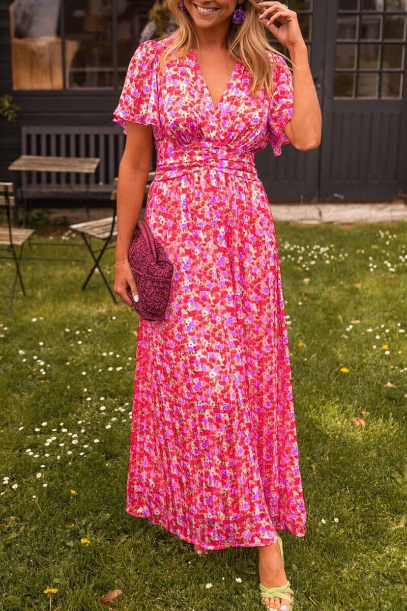 Sandra™ | Nyári V-nyakú Maxi Ruha