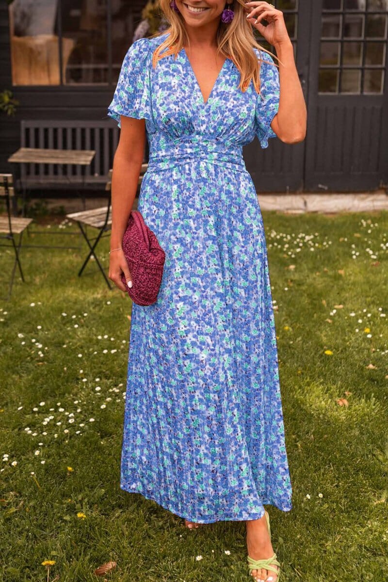 Sandra™ | Nyári V-nyakú Maxi Ruha